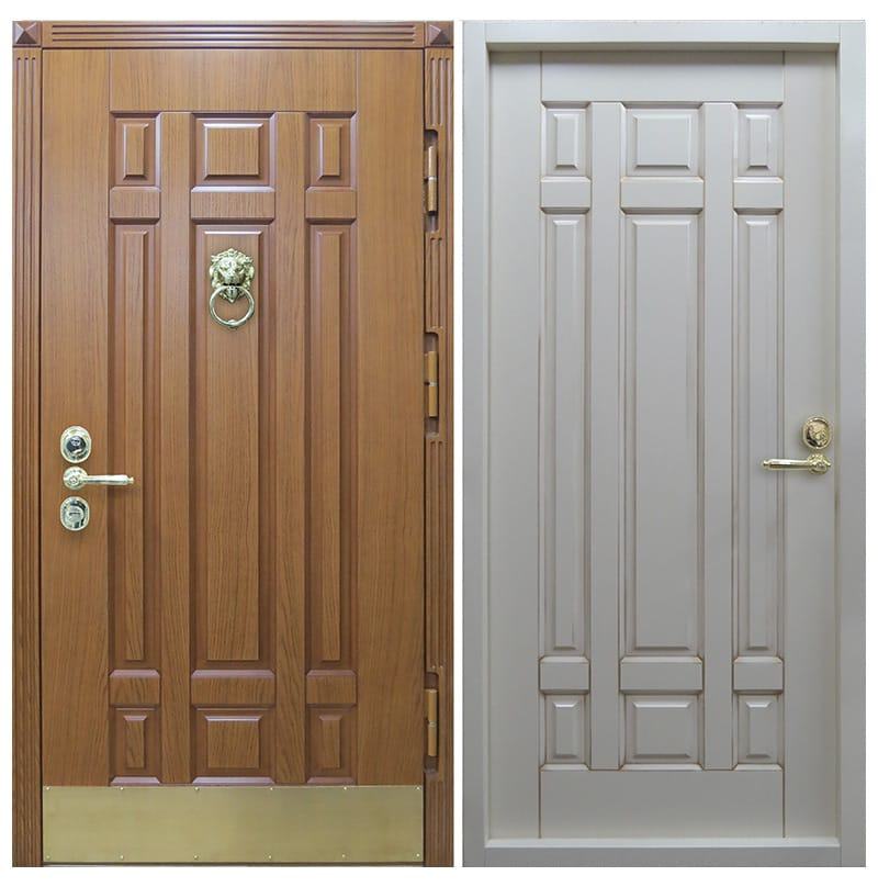 Металлическая дверь МДФ/МДФ 1810