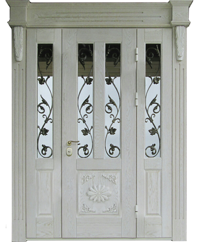 Дверь металлическая МДФ панель с натуральным шпоном 1161