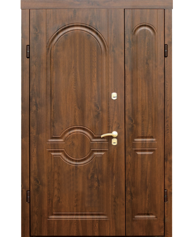 Металлическая входная офисная дверь МДФ/МДФ 0001