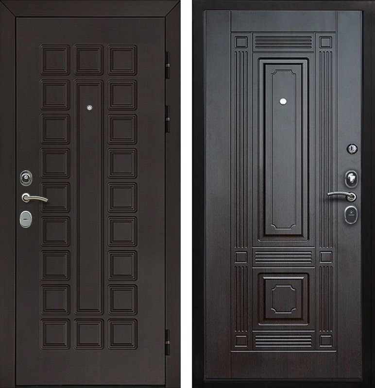 Железная входная дверь МДФ 3055