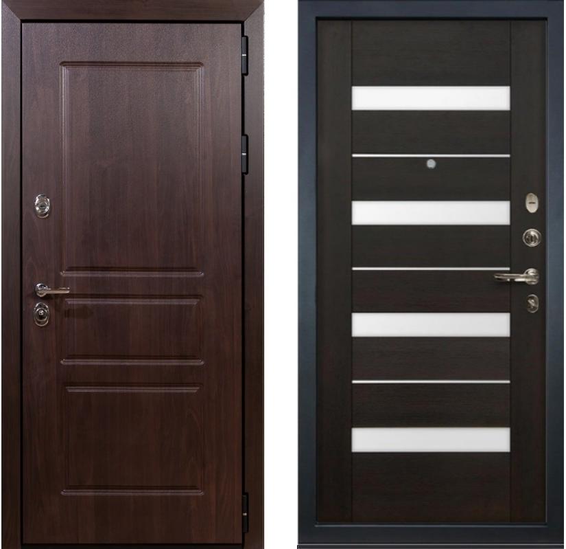Дверь металлическая утеплённая входная МДФ/МДФ 3131