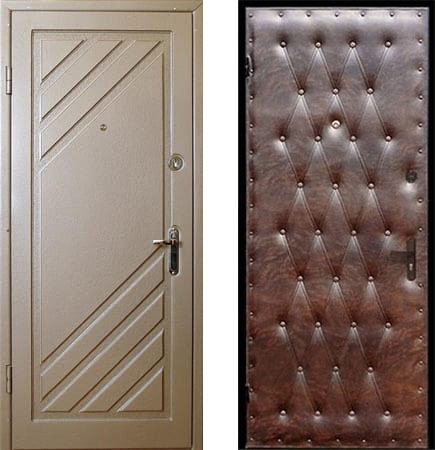 Дверь входная МДФ/винилискожа 1660