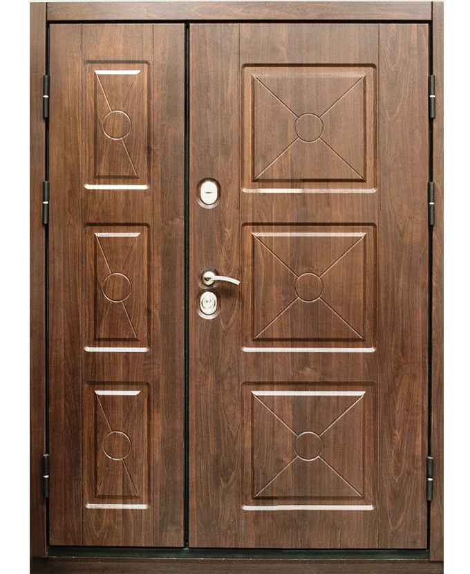 Железная дверь МДФ с панелью винорит 3026