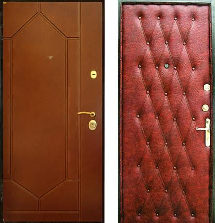 Дверь железная МДФ/винилискожа 1659