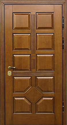 Входные двери с отделкой - филенка