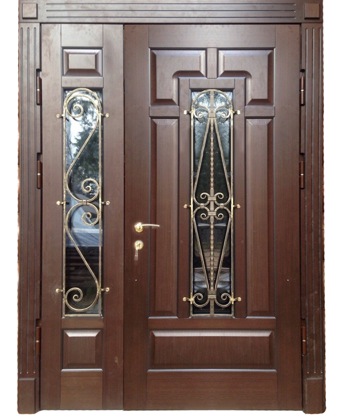 Дверь тамбурная стальная входная МДФ 517