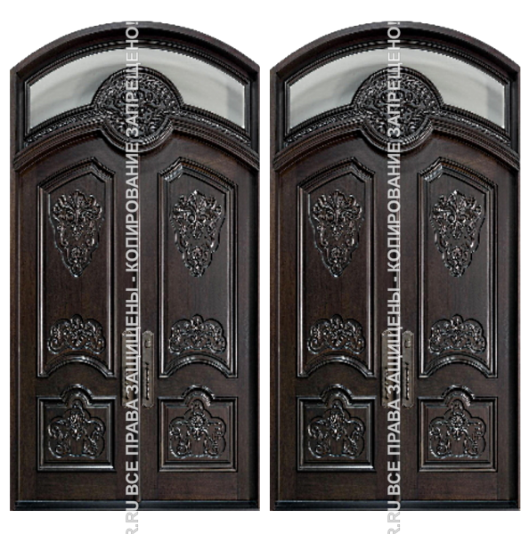 Входная арочная дверь массив дуба 4004 Входная арочная дверь массив дуба 4004