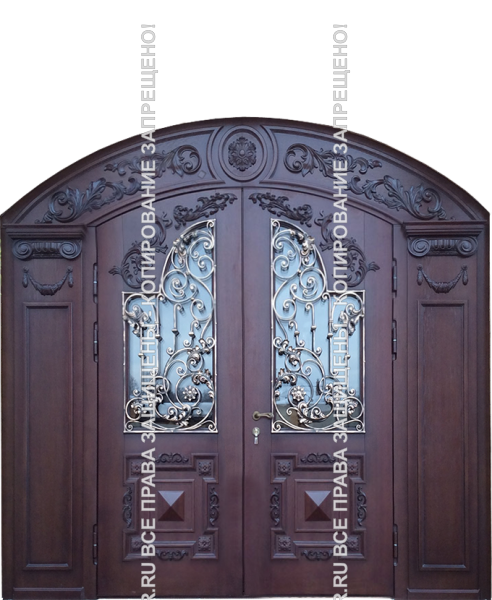 Дверь металлическая арочная МДФ 1133 Дверь металлическая арочная МДФ 1133