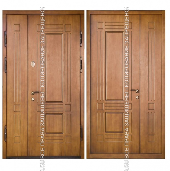 Стальная дверь с терморазрывом МДФ 1901 Стальная дверь с терморазрывом МДФ 1901