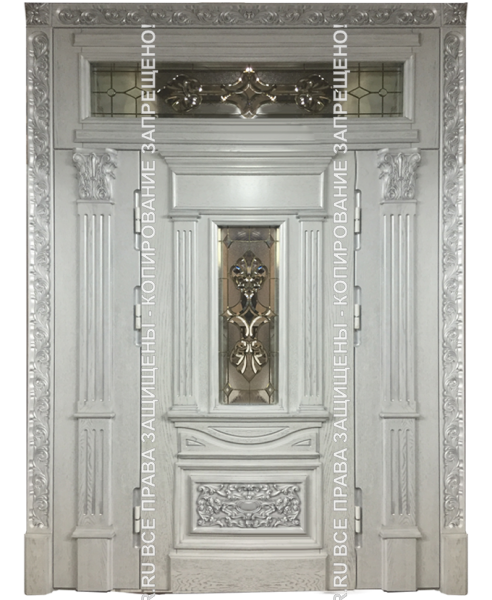 Дверь железная МДФ филёнчатый 0044 Дверь железная МДФ филёнчатый 0044