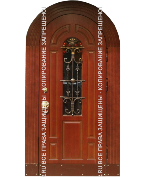 Входная арочная дверь МДФ 1121 Входная арочная дверь МДФ 1121