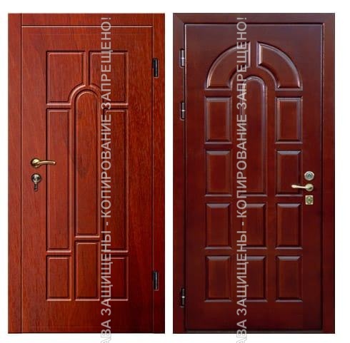 Стальная входная дверь с терморазрывом МДФ 1907 Стальная входная дверь с терморазрывом МДФ 1907
