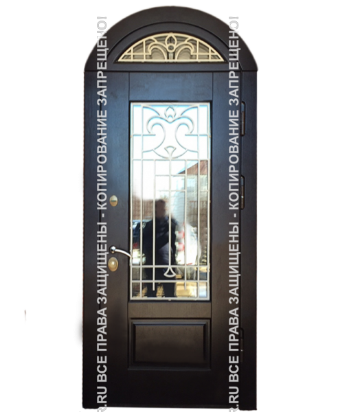 Дверь стальная арочная МДФ 1118 Дверь стальная арочная МДФ 1118