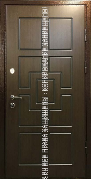 Дверь стальная входная МДФ/МДФ 1818 Дверь стальная входная МДФ/МДФ 1818