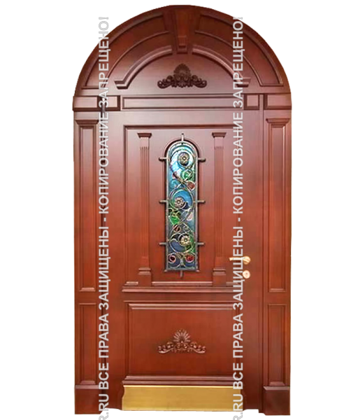 Дверь входная арочная МДФ 1131 Дверь входная арочная МДФ 1131