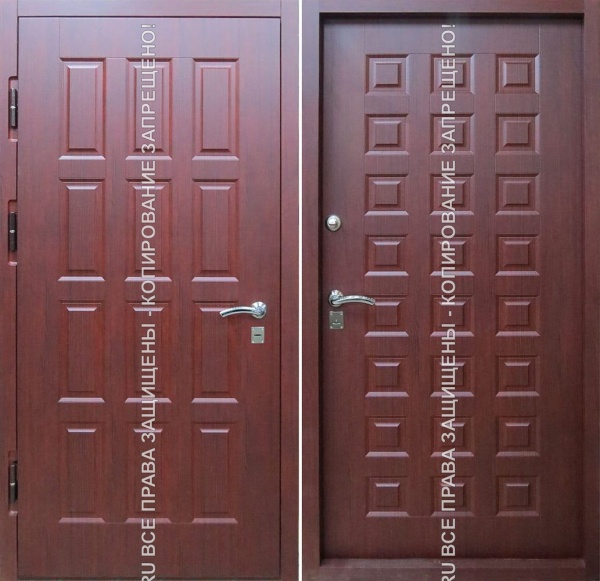 Металлическая дверь МДФ/МДФ 1814 Металлическая дверь МДФ/МДФ 1814