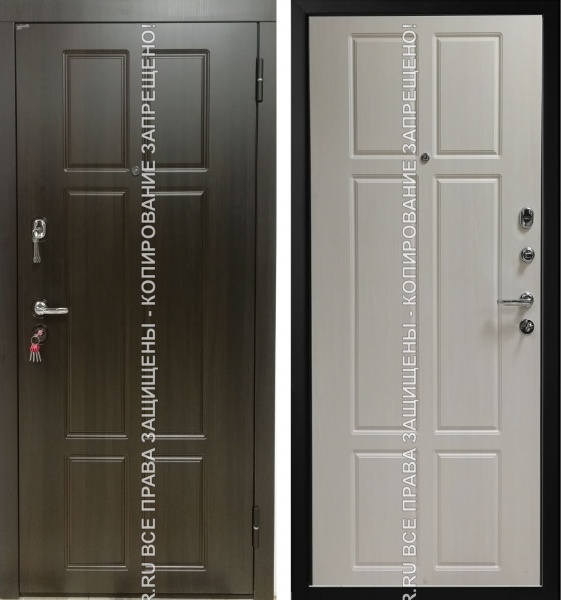 Стальная входная дверь МДФ 3041 Стальная входная дверь МДФ 3041