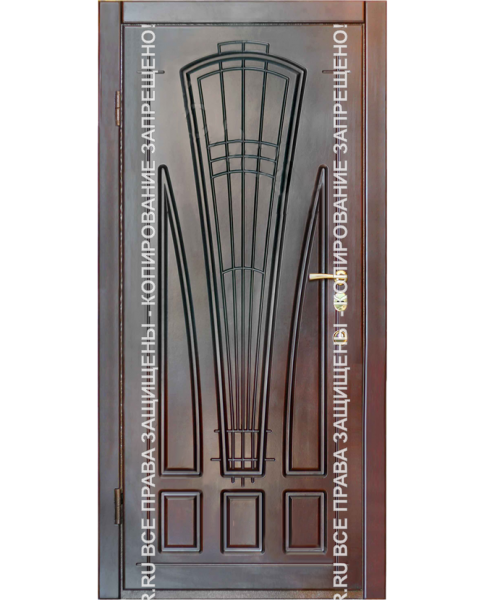 Стальная входная дверь с терморазрывом МДФ 1922 Стальная входная дверь с терморазрывом МДФ 1922
