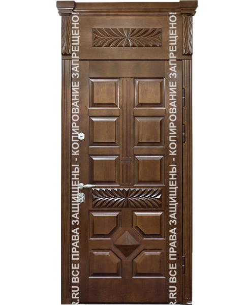 Металлическая дверь МДФ филёнчатый 0009 Металлическая дверь МДФ филёнчатый 0009