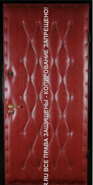 Железная входная дверь МДФ/винилискожа 1672 Железная входная дверь МДФ/винилискожа 1672