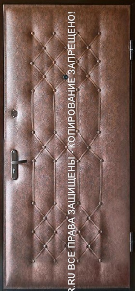 Металлическая дверь МДФ/винилискожа 1668 Металлическая дверь МДФ/винилискожа 1668