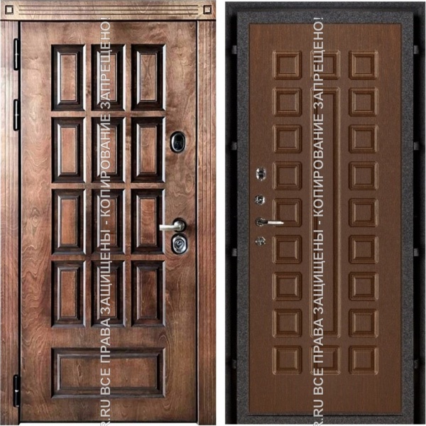 Входная дверь с терморазрывом МДФ 1915 Входная дверь с терморазрывом МДФ 1915