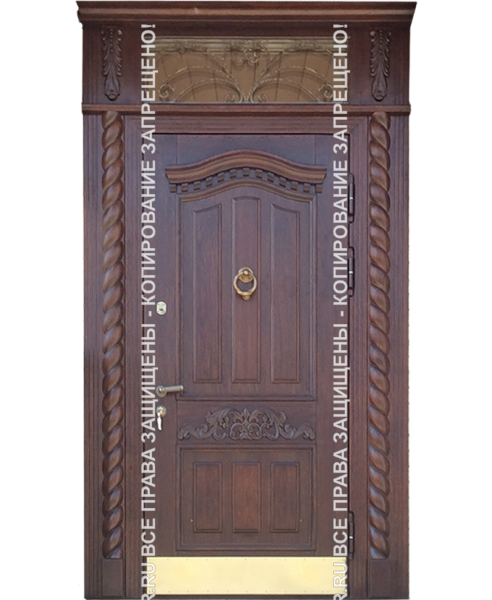 Металлическая дверь для загородного дома МДФ/МДФ 3043 Металлическая дверь для загородного дома МДФ/МДФ 3043
