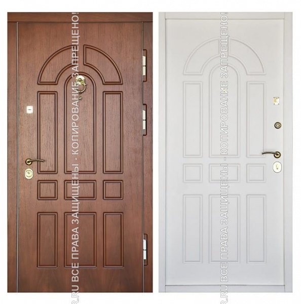 Дверь железная МДФ/МДФ 1808 Дверь железная МДФ/МДФ 1808