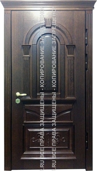 Металлическая входная дверь с шумоизоляцией МДФ/МДФ 3154 Металлическая входная дверь с шумоизоляцией МДФ/МДФ 3154