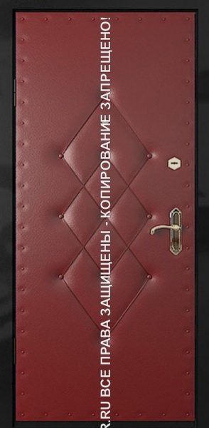 Дверь железная входная МДФ/винилискожа 1669 Дверь железная входная МДФ/винилискожа 1669