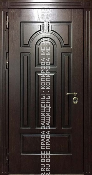 Железная входная дверь МДФ/МДФ 1816 Железная входная дверь МДФ/МДФ 1816